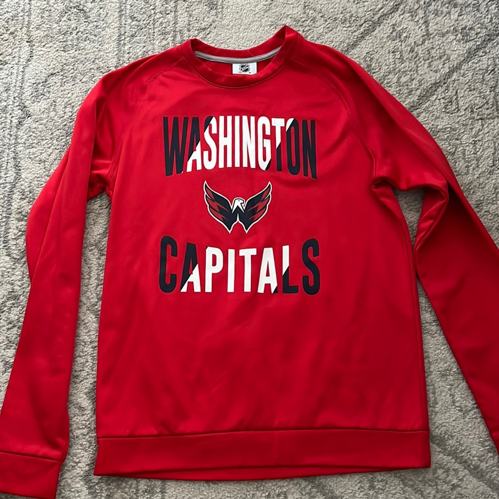 Youth Washington Capitals crewneck sweatshirt